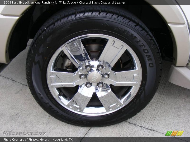 White Suede / Charcoal Black/Chaparral Leather 2008 Ford Expedition King Ranch 4x4