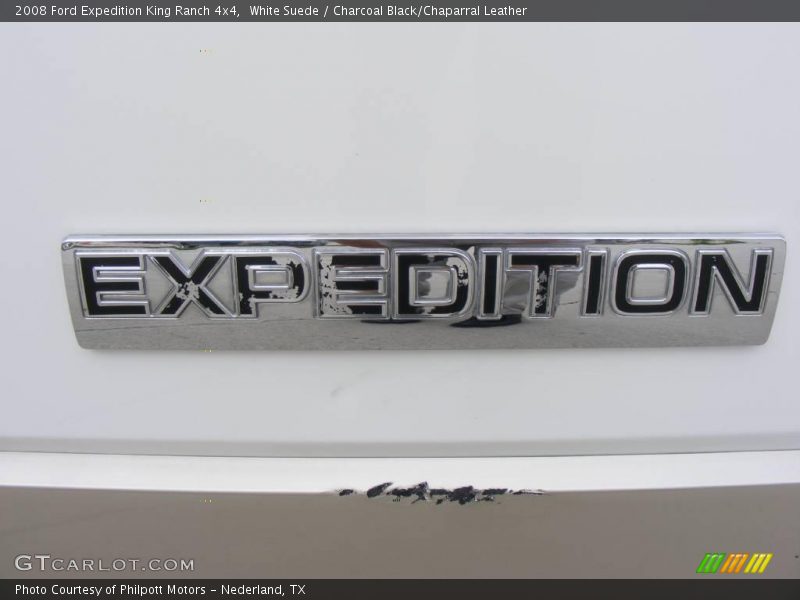 White Suede / Charcoal Black/Chaparral Leather 2008 Ford Expedition King Ranch 4x4