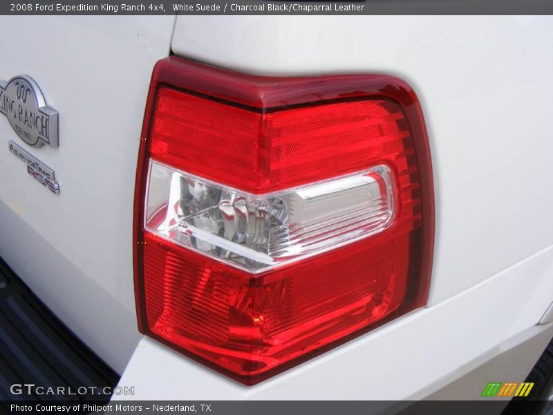 White Suede / Charcoal Black/Chaparral Leather 2008 Ford Expedition King Ranch 4x4