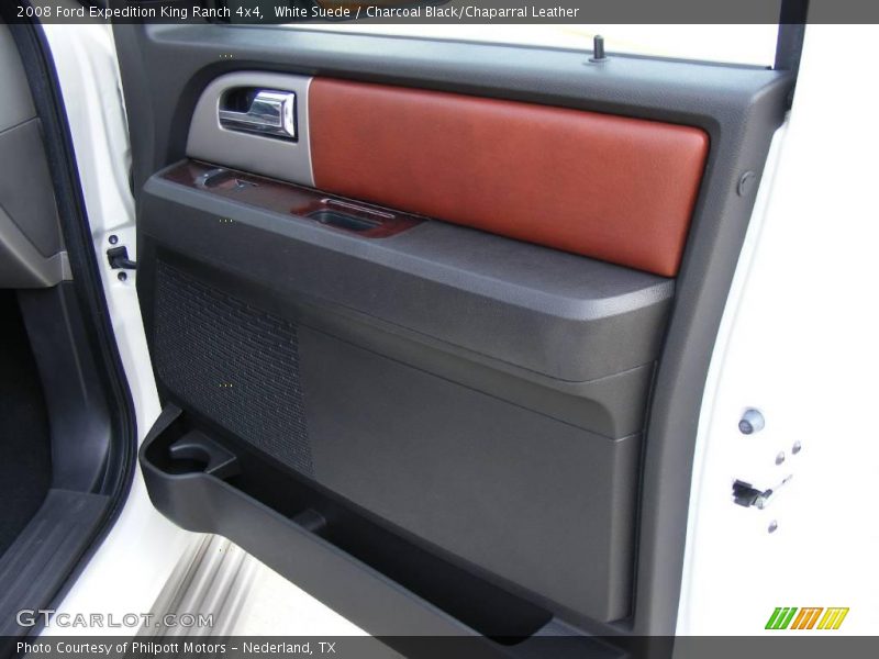 White Suede / Charcoal Black/Chaparral Leather 2008 Ford Expedition King Ranch 4x4