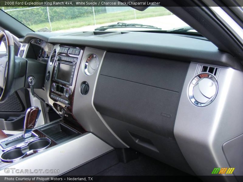 White Suede / Charcoal Black/Chaparral Leather 2008 Ford Expedition King Ranch 4x4
