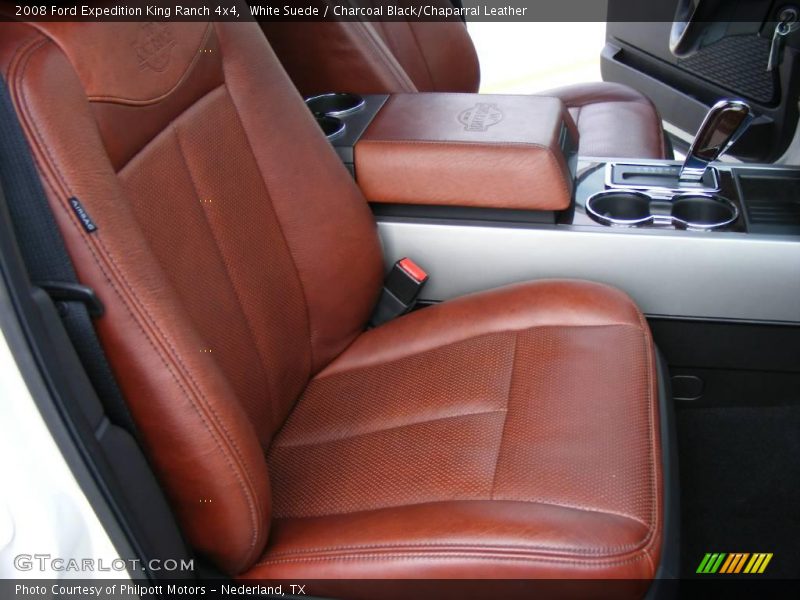 White Suede / Charcoal Black/Chaparral Leather 2008 Ford Expedition King Ranch 4x4