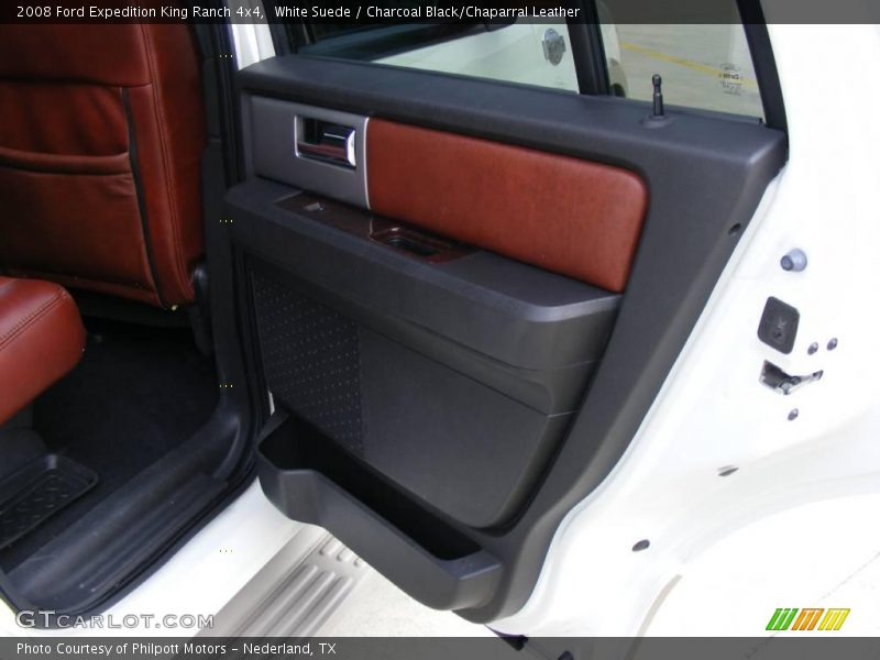 White Suede / Charcoal Black/Chaparral Leather 2008 Ford Expedition King Ranch 4x4