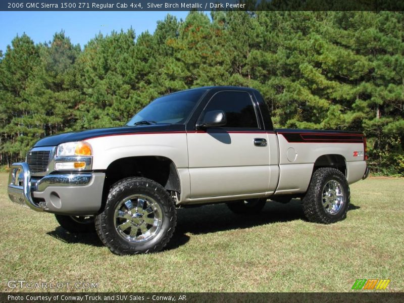 Silver Birch Metallic / Dark Pewter 2006 GMC Sierra 1500 Z71 Regular Cab 4x4