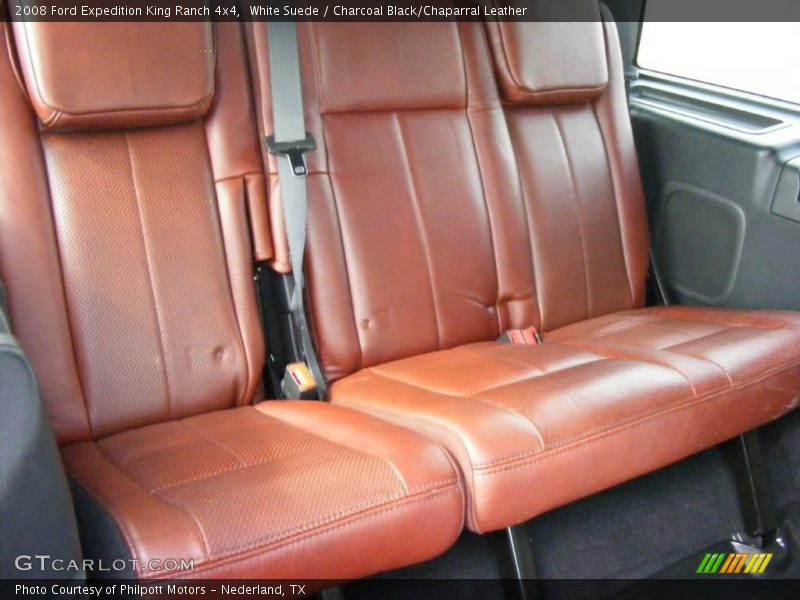 White Suede / Charcoal Black/Chaparral Leather 2008 Ford Expedition King Ranch 4x4