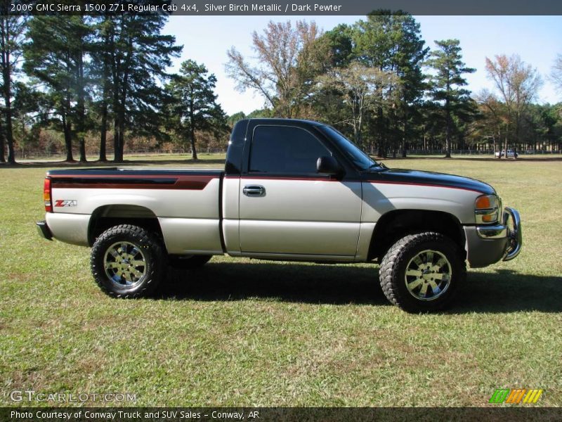 Silver Birch Metallic / Dark Pewter 2006 GMC Sierra 1500 Z71 Regular Cab 4x4