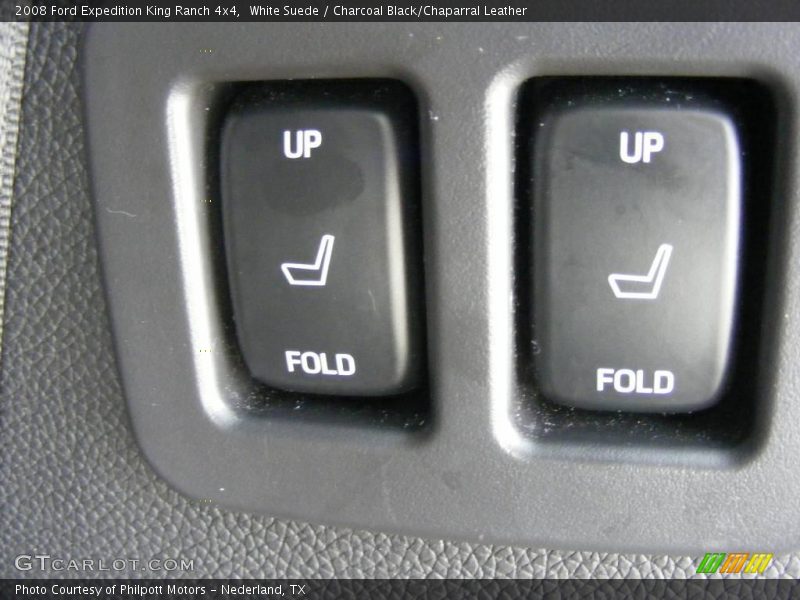 White Suede / Charcoal Black/Chaparral Leather 2008 Ford Expedition King Ranch 4x4