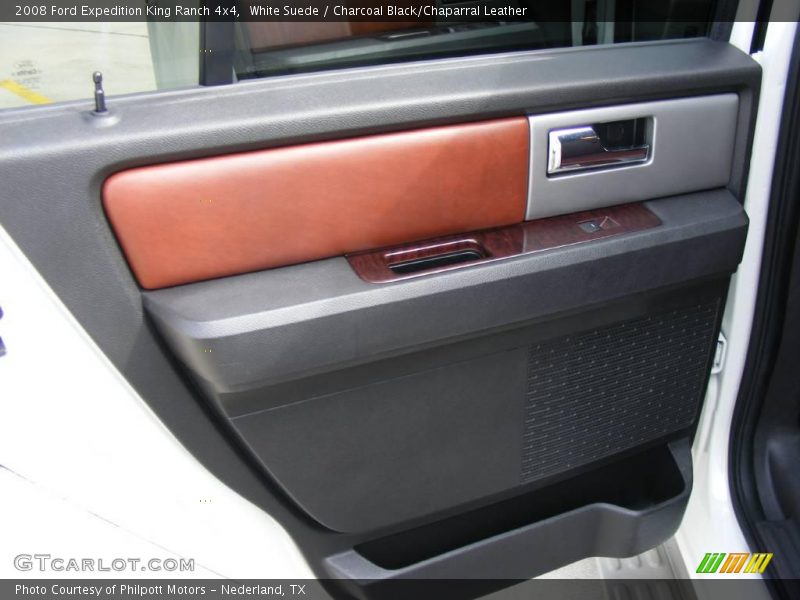 White Suede / Charcoal Black/Chaparral Leather 2008 Ford Expedition King Ranch 4x4