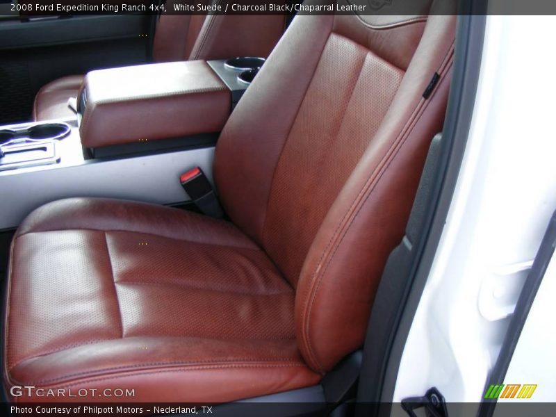 White Suede / Charcoal Black/Chaparral Leather 2008 Ford Expedition King Ranch 4x4