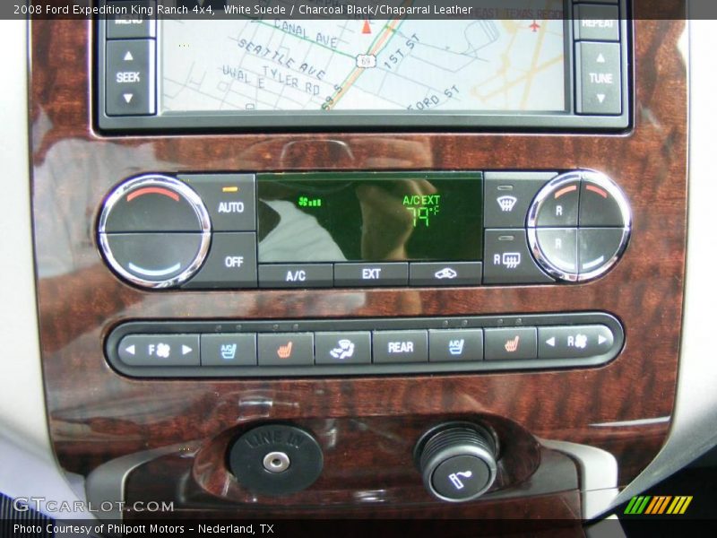 White Suede / Charcoal Black/Chaparral Leather 2008 Ford Expedition King Ranch 4x4