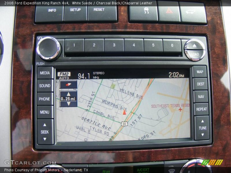 White Suede / Charcoal Black/Chaparral Leather 2008 Ford Expedition King Ranch 4x4