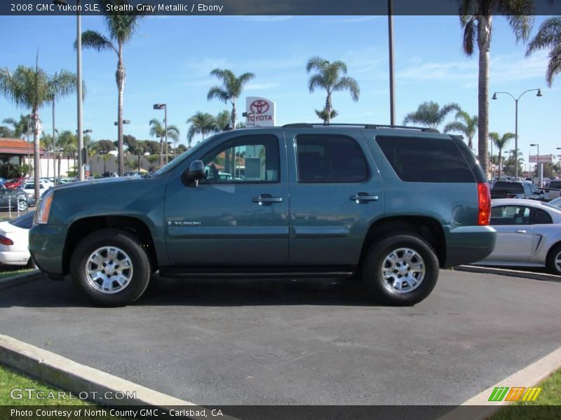 Stealth Gray Metallic / Ebony 2008 GMC Yukon SLE