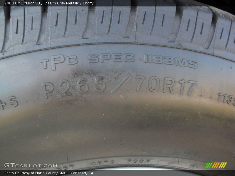 Stealth Gray Metallic / Ebony 2008 GMC Yukon SLE