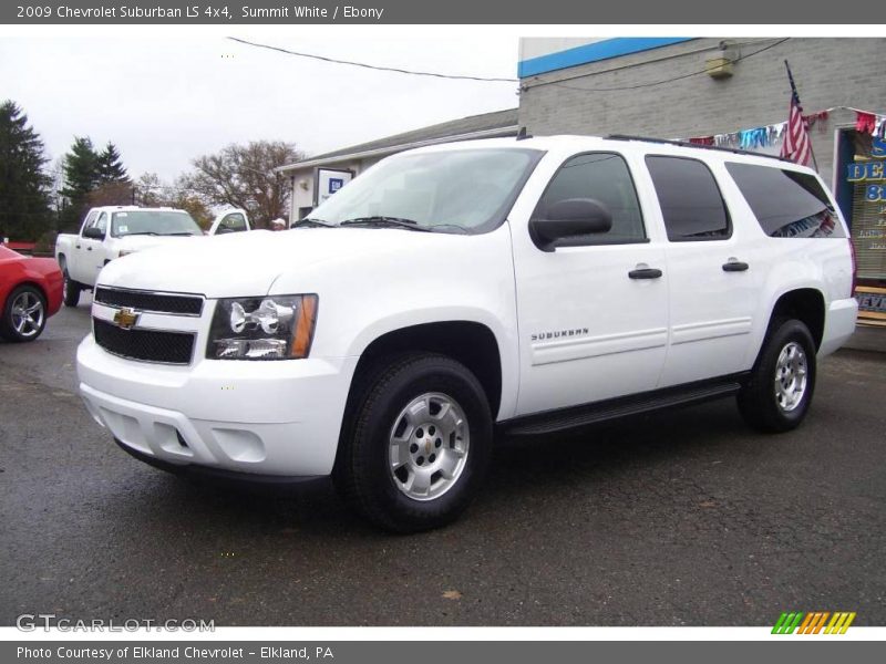 Summit White / Ebony 2009 Chevrolet Suburban LS 4x4