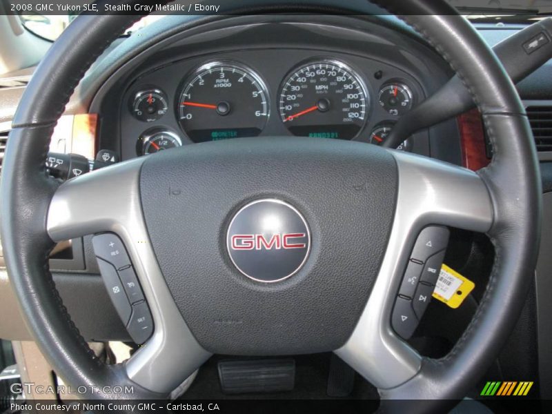 Stealth Gray Metallic / Ebony 2008 GMC Yukon SLE