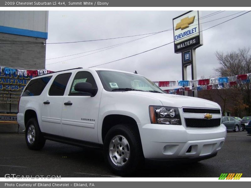 Summit White / Ebony 2009 Chevrolet Suburban LS 4x4