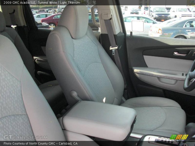 Summit White / Light Titanium 2009 GMC Acadia SLE