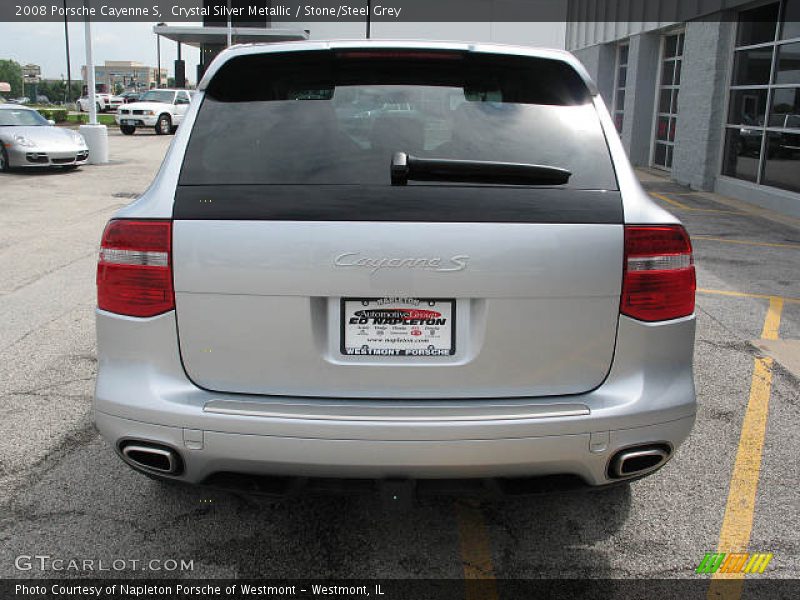 Crystal Silver Metallic / Stone/Steel Grey 2008 Porsche Cayenne S