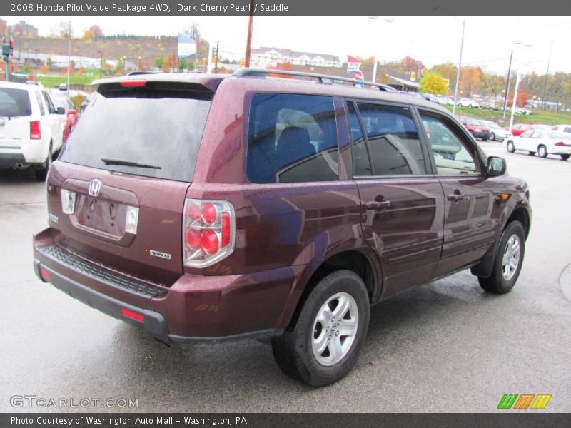 Dark Cherry Pearl / Saddle 2008 Honda Pilot Value Package 4WD