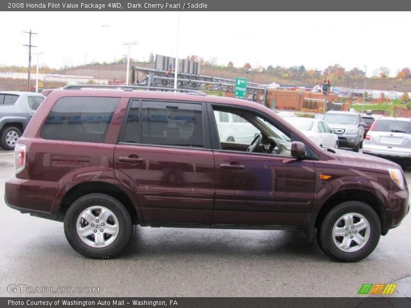 Dark Cherry Pearl / Saddle 2008 Honda Pilot Value Package 4WD