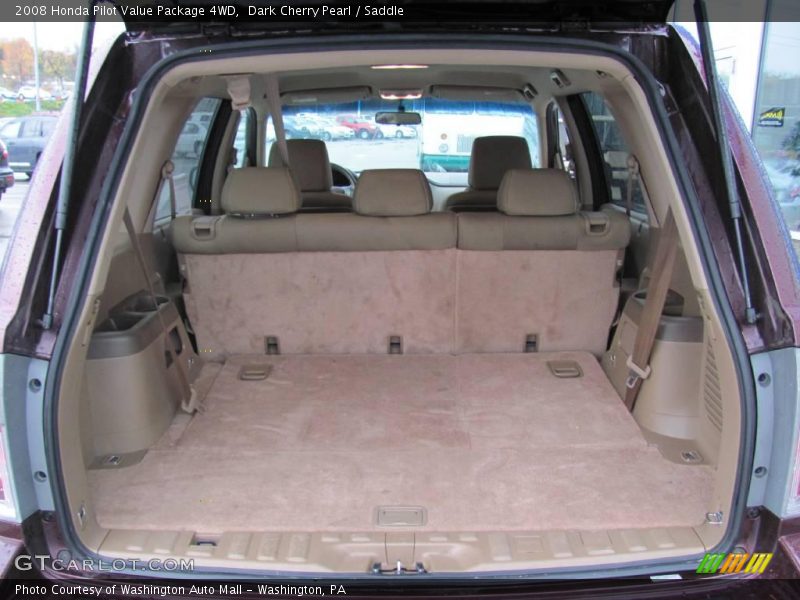 Dark Cherry Pearl / Saddle 2008 Honda Pilot Value Package 4WD