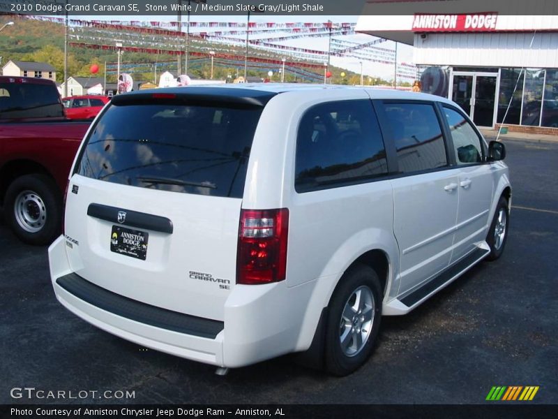 Stone White / Medium Slate Gray/Light Shale 2010 Dodge Grand Caravan SE