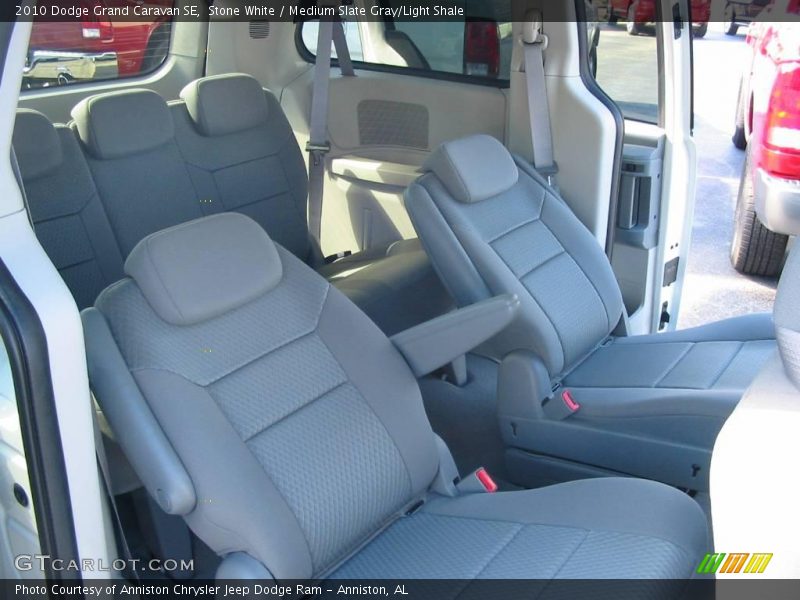 Stone White / Medium Slate Gray/Light Shale 2010 Dodge Grand Caravan SE