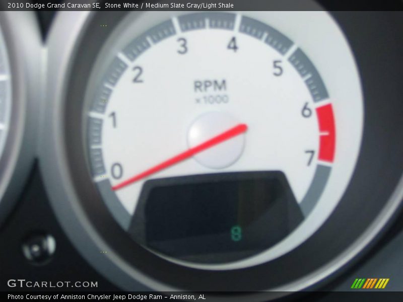 Stone White / Medium Slate Gray/Light Shale 2010 Dodge Grand Caravan SE