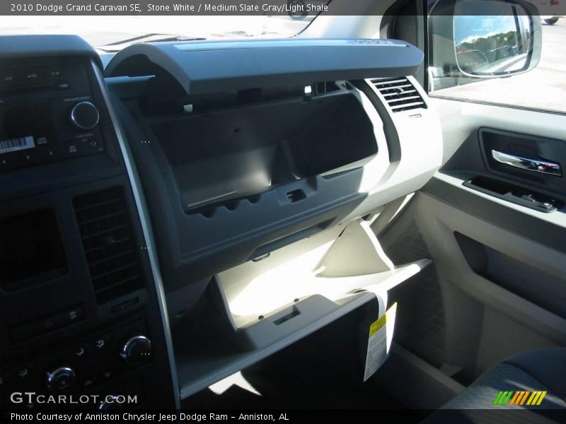 Stone White / Medium Slate Gray/Light Shale 2010 Dodge Grand Caravan SE