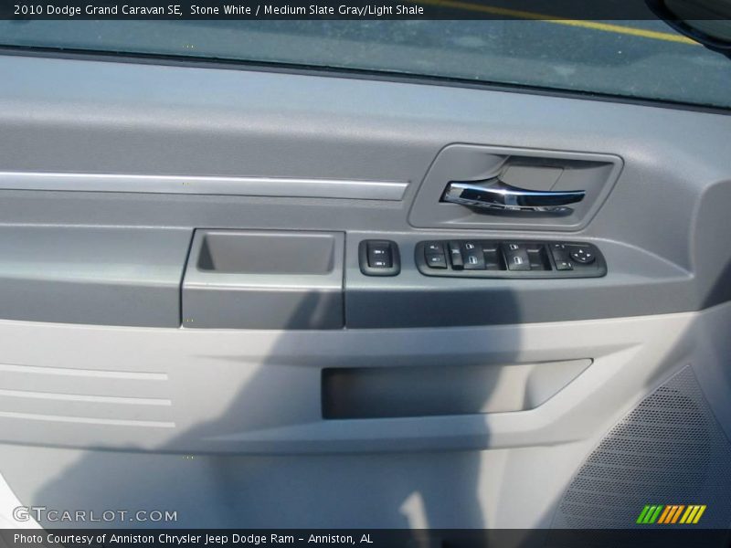 Stone White / Medium Slate Gray/Light Shale 2010 Dodge Grand Caravan SE