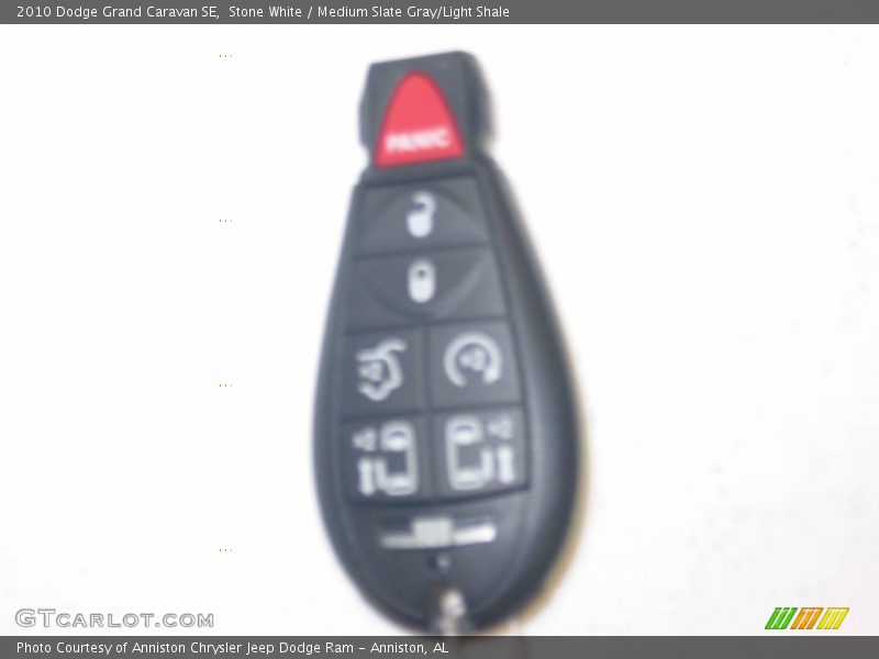 Stone White / Medium Slate Gray/Light Shale 2010 Dodge Grand Caravan SE