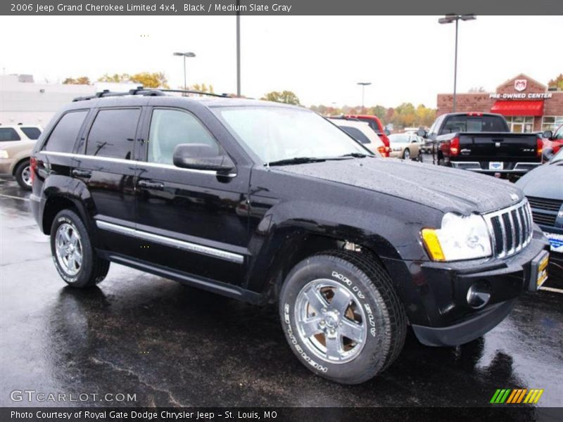Black / Medium Slate Gray 2006 Jeep Grand Cherokee Limited 4x4
