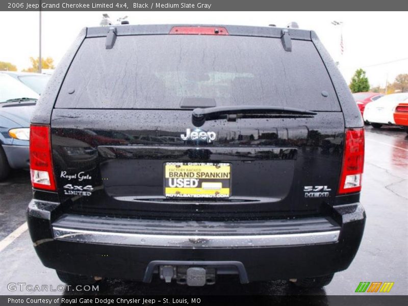 Black / Medium Slate Gray 2006 Jeep Grand Cherokee Limited 4x4