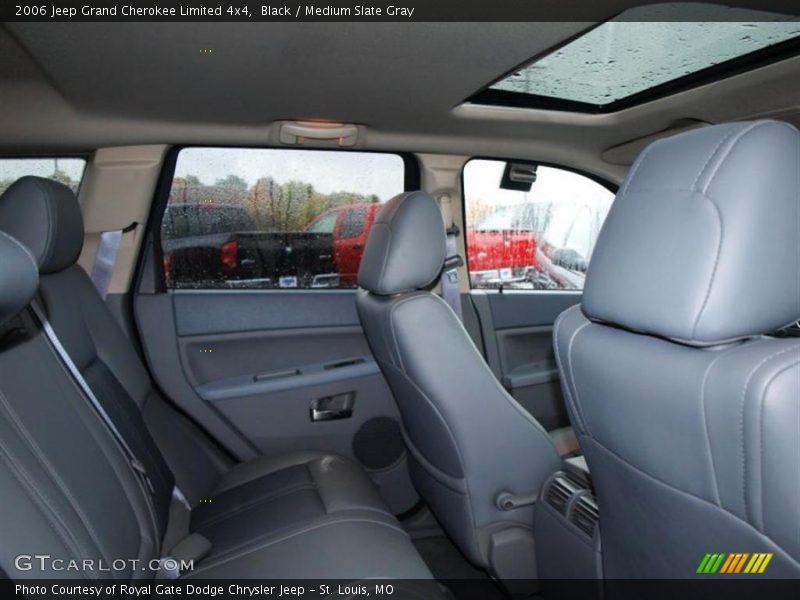 Black / Medium Slate Gray 2006 Jeep Grand Cherokee Limited 4x4