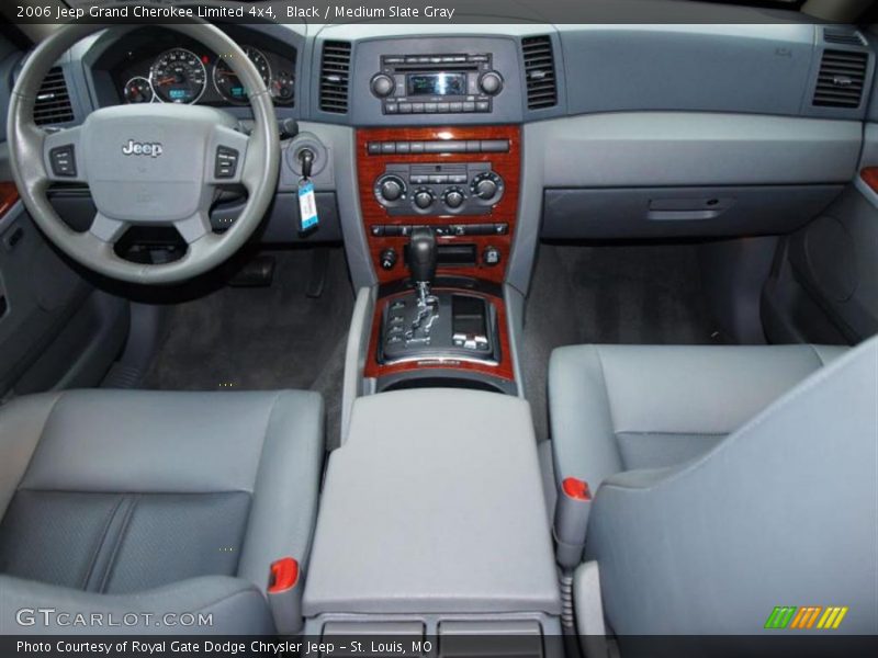 Black / Medium Slate Gray 2006 Jeep Grand Cherokee Limited 4x4