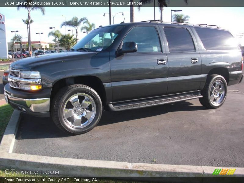 Dark Gray Metallic / Gray/Dark Charcoal 2004 Chevrolet Suburban 1500 LT