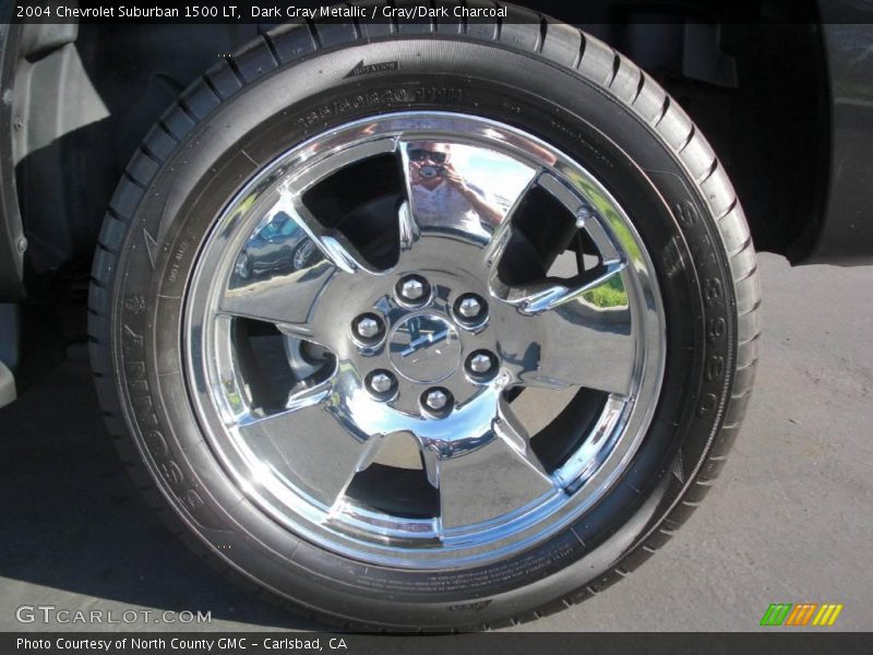 Dark Gray Metallic / Gray/Dark Charcoal 2004 Chevrolet Suburban 1500 LT