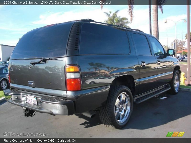Dark Gray Metallic / Gray/Dark Charcoal 2004 Chevrolet Suburban 1500 LT