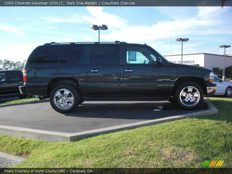 Dark Gray Metallic / Gray/Dark Charcoal 2004 Chevrolet Suburban 1500 LT