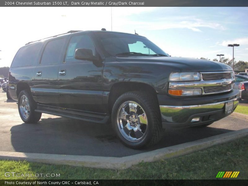 Dark Gray Metallic / Gray/Dark Charcoal 2004 Chevrolet Suburban 1500 LT