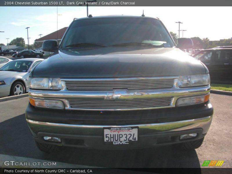 Dark Gray Metallic / Gray/Dark Charcoal 2004 Chevrolet Suburban 1500 LT