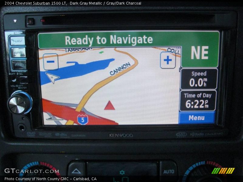 Dark Gray Metallic / Gray/Dark Charcoal 2004 Chevrolet Suburban 1500 LT