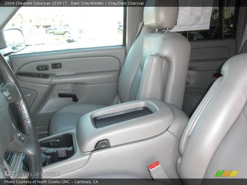 Dark Gray Metallic / Gray/Dark Charcoal 2004 Chevrolet Suburban 1500 LT