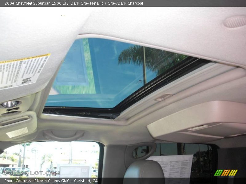 Dark Gray Metallic / Gray/Dark Charcoal 2004 Chevrolet Suburban 1500 LT