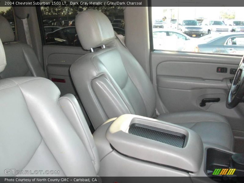 Dark Gray Metallic / Gray/Dark Charcoal 2004 Chevrolet Suburban 1500 LT