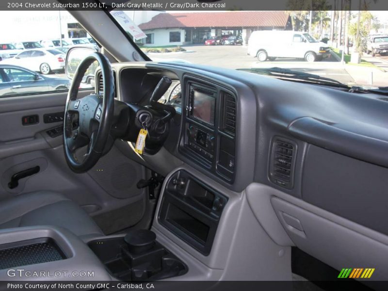 Dark Gray Metallic / Gray/Dark Charcoal 2004 Chevrolet Suburban 1500 LT