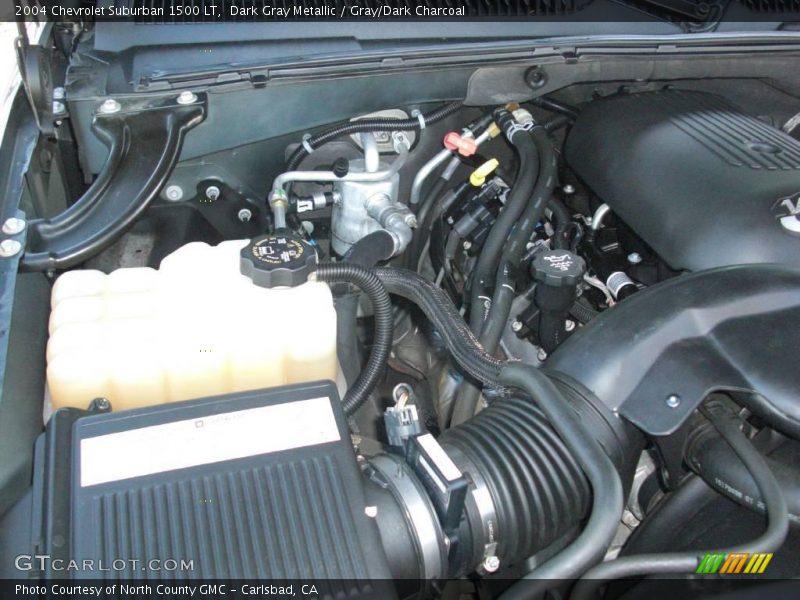 Dark Gray Metallic / Gray/Dark Charcoal 2004 Chevrolet Suburban 1500 LT