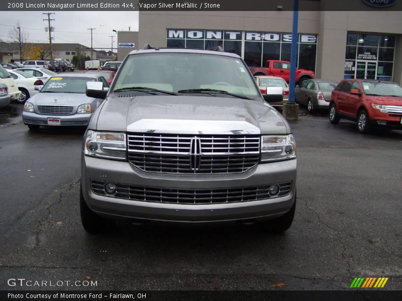 Vapor Silver Metallic / Stone 2008 Lincoln Navigator Limited Edition 4x4