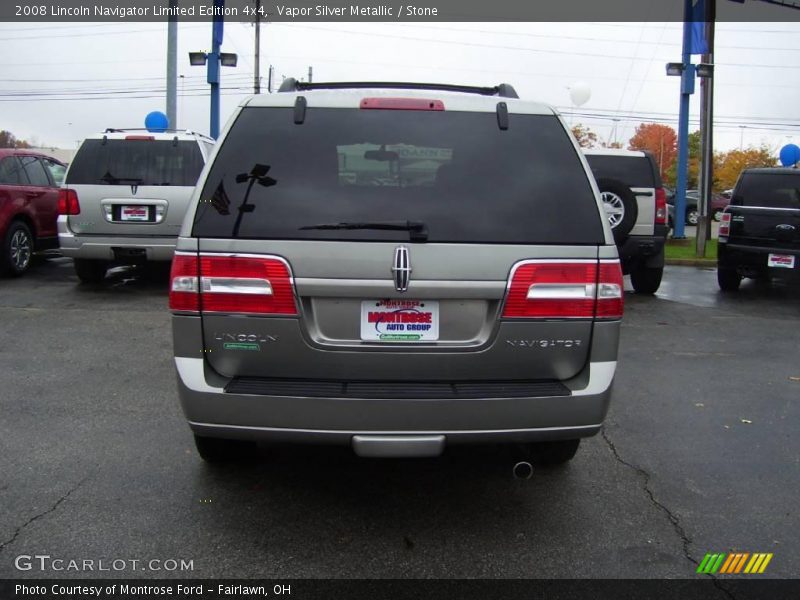 Vapor Silver Metallic / Stone 2008 Lincoln Navigator Limited Edition 4x4