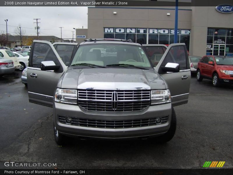 Vapor Silver Metallic / Stone 2008 Lincoln Navigator Limited Edition 4x4